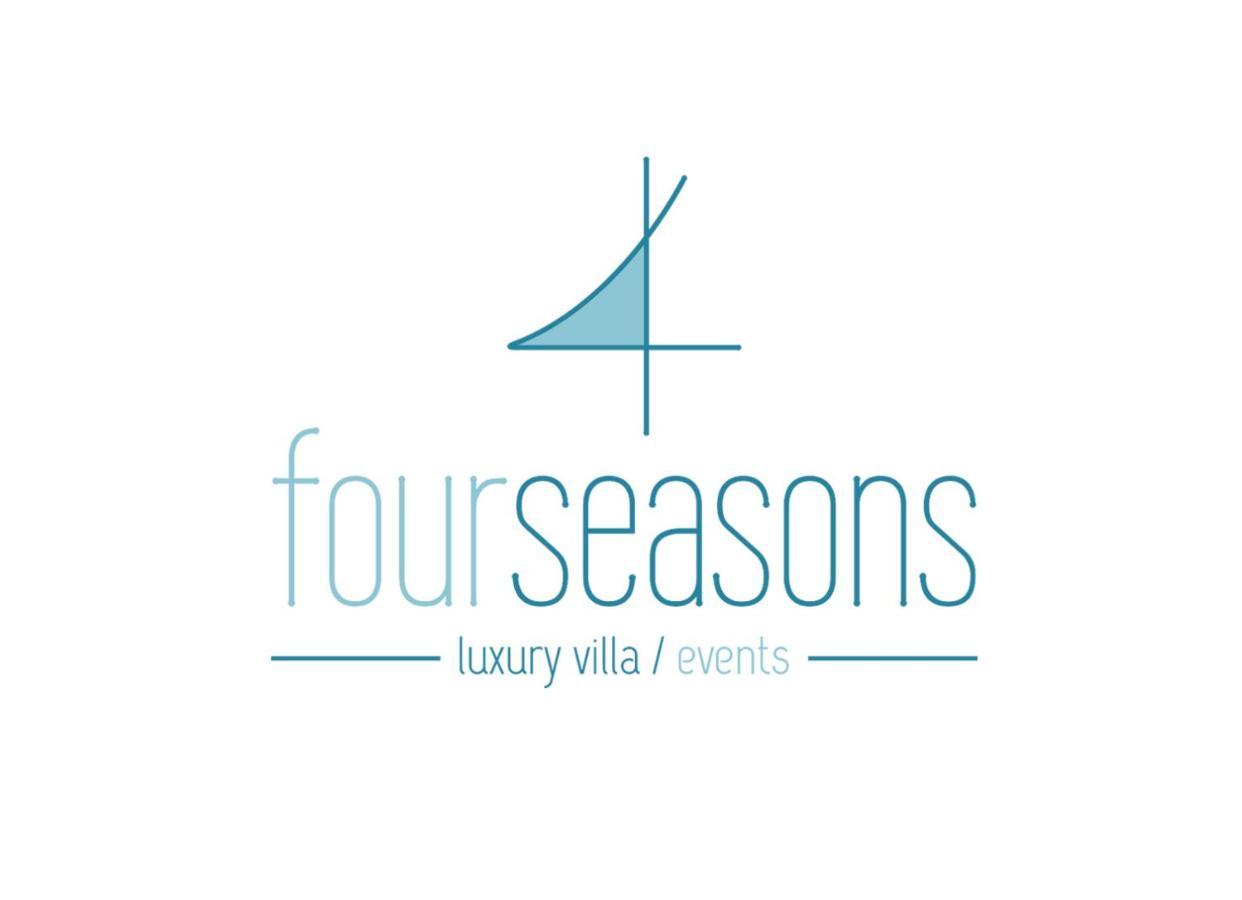Four Seasons Private Villa - Seaview - Big Heated Pool - Gym - Sport Activities Goúves Eksteriør bilde