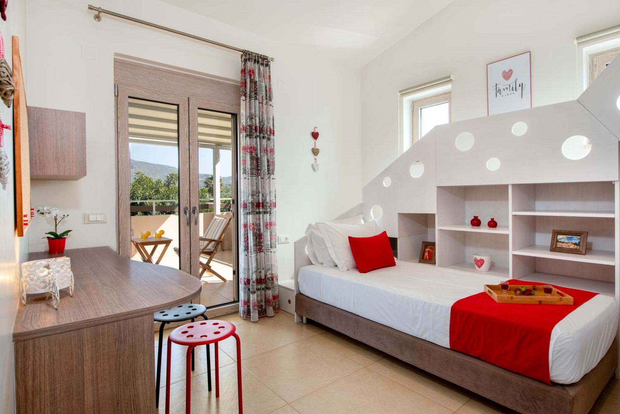 Four Seasons Private Villa - Seaview - Big Heated Pool - Gym - Sport Activities Goúves Eksteriør bilde