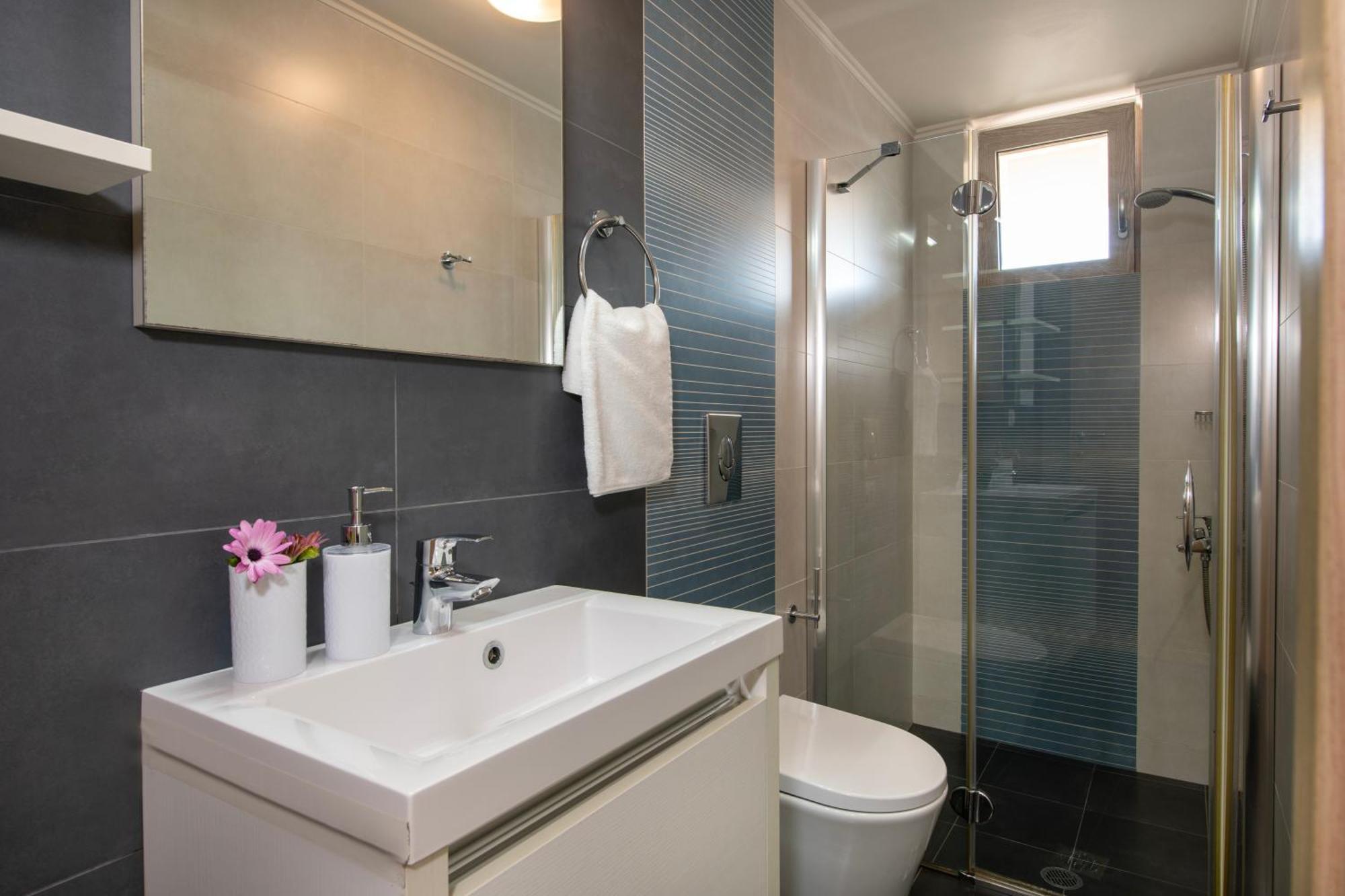 Four Seasons Private Villa - Seaview - Big Heated Pool - Gym - Sport Activities Goúves Eksteriør bilde
