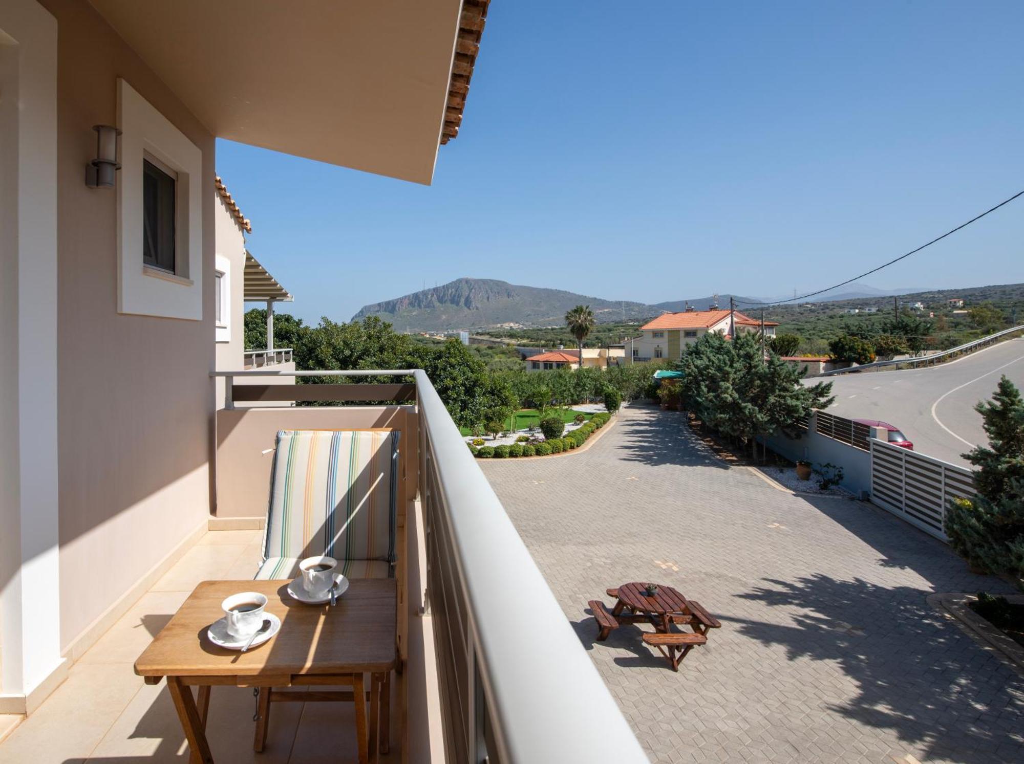 Four Seasons Private Villa - Seaview - Big Heated Pool - Gym - Sport Activities Goúves Eksteriør bilde